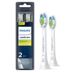 Philips Sonicare DiamondClean Replacement Brush Heads, White, 2 Pack, HX6062/92