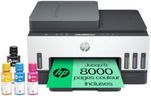 HP Smart Tank 7305, Imprimante Multifonction Couleur, Réservoir d'Encre à Haut Volume d'Impression, Jusqu'à 12000 Pages en Noir et 8000 Pages en Couleur, Recto Verso Automatique, Wi-Fi, Grise