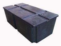 Dock Edge Howell 600 Foamed Dock Float (2 X 4-Feet X 16-Inch) , Black