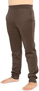 STRETCH IS COMFORT Boy's Slim Fit Jogger Play Pants Dark Brown XX-Large