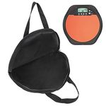 Dumb Drum Bag, 14 Inch Waterproof Snare Tambourine Bag with Shoulder Strap, Tambourine Storage Case, Portable Dumb Drum Pad Percussion Instruments Accessories