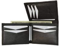 New Unique Flip-Up Mens Wallet & Card Holder Black #139 by Marshal