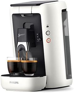 Philips Domestic Appliances CSA260/11 Senseo Maestro Machine Ã€ Café Dosettes Avec Réservoir D'Eau De 1,2 Litre, Sélection L'Intensité Du Et Fonction Mémo, Produit Vert, Couleur : Blanc