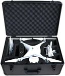 HUL Premium Aluminium Carrying Case for DJI Phantom 3 Standard / SE / Professional / Advanced / 4K / Phantom 4 / Phantom 4 Pro Drones