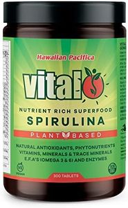 Vital Plant Based Nutrient Rich Superfood Spirulina 300 Tablets