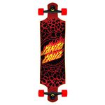 Santa Cruzer Flame Dot Factory Complete Skateboard Drop Down 40"