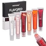 FantasyDay 6Pcs Lip Oil Set, Fruit Flavored Lip Gloss, Moisturizing Lip Oil, Hydrating Lip Gel, Long Lasting Nourishing Non-sticky Fresh Texture