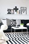 Black And White Area Rugs Cheap