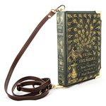 Well Read Shoulder Bags, Pride and Prejudice - Green, Small