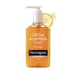 Neutrogena Oil Free Acne Wash | 2% Salicylic Acid Deep Cleansing Face Wash for Oily Skin|Hydrating, Alcohol Free, Non Comedogenic & Dermatologically Tested | For Oily Acne Prone Skin |For Men & Women 175ml