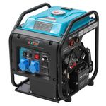KATSU Tools Petrol Welder Generator 5KW (MAX) 2-in-1, 160A AC 230V Welding Machine, Adjustable Power, Electric/Recoil Start, for Camping, Jobsite and Outdoor Use 165380