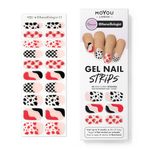 MOYOU LONDON Semi Cured Gel Nail Strips, 20 Pc. Gel Wraps for Nails, Easy Apply & Remove for Salon-Quality Manicure, Works with Any Nail Lamps - thenaillologist 03