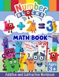 Math Book For Kids: Number Blocks Addition & Subtraction for Kids Toddlers Ages 3-6 Preschool