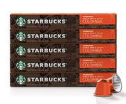 Starbucks Single - Origin Coffee Colombia by Nespresso, 2.01 oz ℮ 57 g, 5 Pack