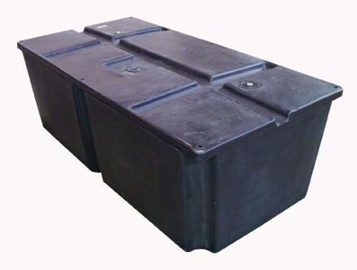 Dock Edge Float, 2'x4'x16, Foamed, Howell 600