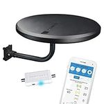 Winegard PureTV Pro 55 - Smart Outdoor Amplified Omnidirectional HDTV Antenna + Integrated Channel Finder