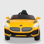 Jammbo Z8i Kids Ride-On Car - Rechargeable Battery Operated, Yellow Color, Remote Control, LED Lights, Music Player, Ages 2-6 - Premium Car for Kids