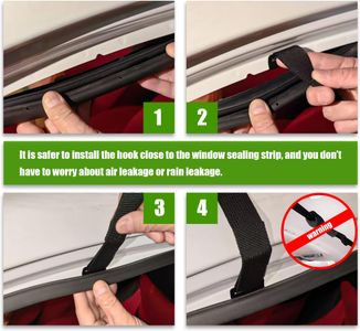 Signstek Car Roof Bag, 21 Cubic Feet Waterproof Cargo Carrier – Fits All Vehicles