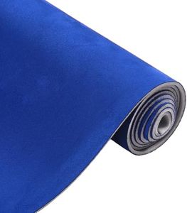 Partuto 150G Headliner Fabric for Car Truck RV SUV Boat Automotive Interior Trim DIY Roof Repair Replacement Suede Fabric Blue 76" L x 57" W