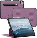 ZUGU CASE for iPad Air Case 13 Inch M4 2026 & M3 2025 & M2 2024 / iPad Pro 12.9 inch (3rd/4th Gen), Slim Protective Cover with Apple Pencil Holder, 10 Viewing Angles Auto Wake/Sleep (Berry Purple)