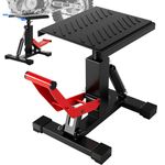 JFG RACING Motorcycle Dirt Bike Stand Lift Jack Hoist Table Height Adjustable Lifting Stand Dirt Bike Accessories