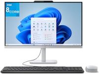 Lenovo 24 23.8" FHD All-in-One Desktop Computer for Home Office, Intel Processor 8-Core, 32gb Ddr4 Ram, 1tb Pcie Ssd, WiFi 6, Bluetooth 5.2, Business AIO, Keyboard and Mouse