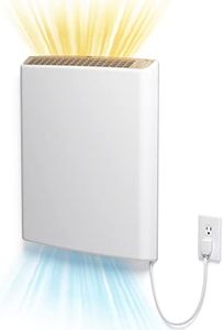 Envi Plug-in Electric Panel Wall Heaters for Indoor Use, Energy Efficient 24/7 Heating w/Safety Sensor Protection, Patented Quiet Fan-less Design, Easy 2-Min Install, Space Heater, Made in USA