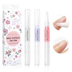 Makartt Cuticle Oil Pen for Nail Care, 3Pcs Nail Oil Pen Nourishing, Moisturizing, Nail Moisturizer Cuticle Care Kit for Cracked and Dry Cuticle