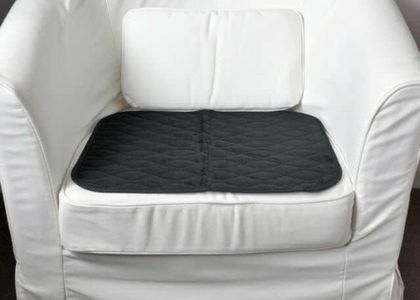ComfortCare, Black, Washable Incontinence Pad Bed Protector Sheet, (Chair pad, 60 x 60cms)…