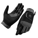 TaylorMade Men's Rain Control Golf Glove, Black, Medium/Large