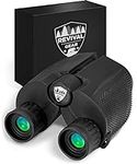 E Tronic Edge Binoculars for Adults - 10x25 Professional Binoculars for Bird Watching, Hunting, Hiking & Travel - Compact Binoculars for Men and Women - Strap and Case Included