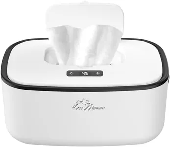 Avec Maman Baby Wipe Warmer Dispenser S1 - Adjustable Digital Temperature Control - Wipe Warmer and Baby Wet Wipes Dispenser - Baby Wipes Warmer - White