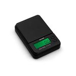 Truweigh Gauge Digital Mini Scale - (600g x 0.1g - Black) - Digital Travel Scale - Mini Digital Scale - Small Pocket Size Scale - Traveling Scales Digital Weight - Travel Digital Kitchen Scale