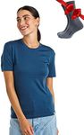 Merino.tech Merino Wool T Shirt Wom