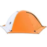 AYAMAYA 4 Season Backpacking Tent 2 Person Camping Tent Ultralight Waterproof All Weather Double Layer Two Doors Easy Setup 1 2 People Man Tents for Backpacker Outdoor Hiking