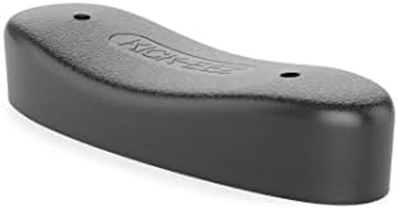 KICK-EEZ® Grind to Fit Recoil Pad with Sorbothane®, Trap Black, Screw-On Backing for Shotgun or Rifle, Butt Stock Pads Shooting Accessories (Trap 1 7/8" x 5 1/4", Thickness 1 1/8", Black)