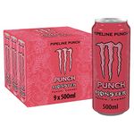 Monster Pipeline Punch Energy Drink, 9 x 500ml