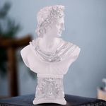 zart Rasin Mounted Bust Statue, Decorative Sculpture for Home or Office