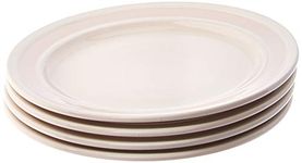 Kate Spade New York Sculpted Stripe Blush Dinner Plates, Set of 4