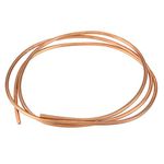 Copper Tube 1/4inch OD by 6.6feet Soft Round Refrigeration Pipe Tubing for Generators, Switchgear and Transformers