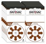 RAYOVAC® ProLine Size 312 Hearing Aid Batteries (80 Batteries)