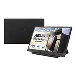 ASUS ZenScreen Portable Monitor 15.6" 1080P FHD Laptop Monitor (MB166B) - IPS USB 3.0 Travel Monitor, Flicker-free and Blue Light Filter w/Smart Cover, External Monitor For Laptop