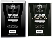 (300) Current Size Ultra Clear Comic Book Bags and Boards - by Max Pro (Qty= 300 Bags and 300 Boards)