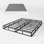 Aardhen King Size 7 Inch Box Spring & Low Profile Metal Platform/Bed Frame with Steel Slat Support/Quiet Noise-Free/Easy Assembly