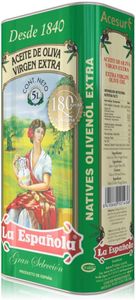 LA ESPAÑOLA - Extra Virgin Olive Oil Made from 100% Spanish Olives. 5 l Tin