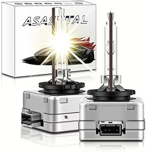 Asasytal D3S HID Xénon Ampoules Blanc Chaud 4300K Remplacement de Phare 35W 12V Bi HID Kit de Rénovation de Phare Xenarc, Remplacez Les Ampoules de Phares Extérieurs au Xénon, 1 Paire