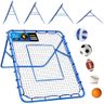 5x4FT Volleyball Baseball Rebounder Net, Softball Rebounder Pitchback Net Quick Adjustments, Quick Adjustments Lacrosse Bounce Back Practice Equipment, Ideal for Outdoor Indoor and Backyard Training