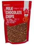 Cake Décor 1kg Premium Milk Chocolate Chips for Baking Cookies, Muffins, Cakes, Brownies | Resealable Bulk Pack | (1kg Milk Chocolate Chips)…