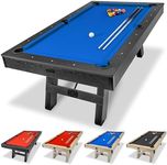 GoSports 7 ft Pool Table with Wood 