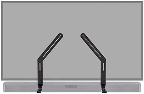 ECHOGEAR Sound Bar Mounting Bracket for Under TV - Adjustable Height & Depth for Max Compatibility Between TV & Soundbar - Dolby Atmos Compatible & Works with with LG, Vizio, Bose & More